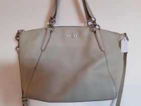 Coach-A pale green leather 'Kacey Satchel' shoulder bag serial number K1848-F28993, having