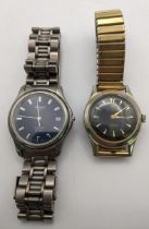 A Tissot Titanium wristwatch, and a Bucherer automatic wristwatch A/F Location: Cab