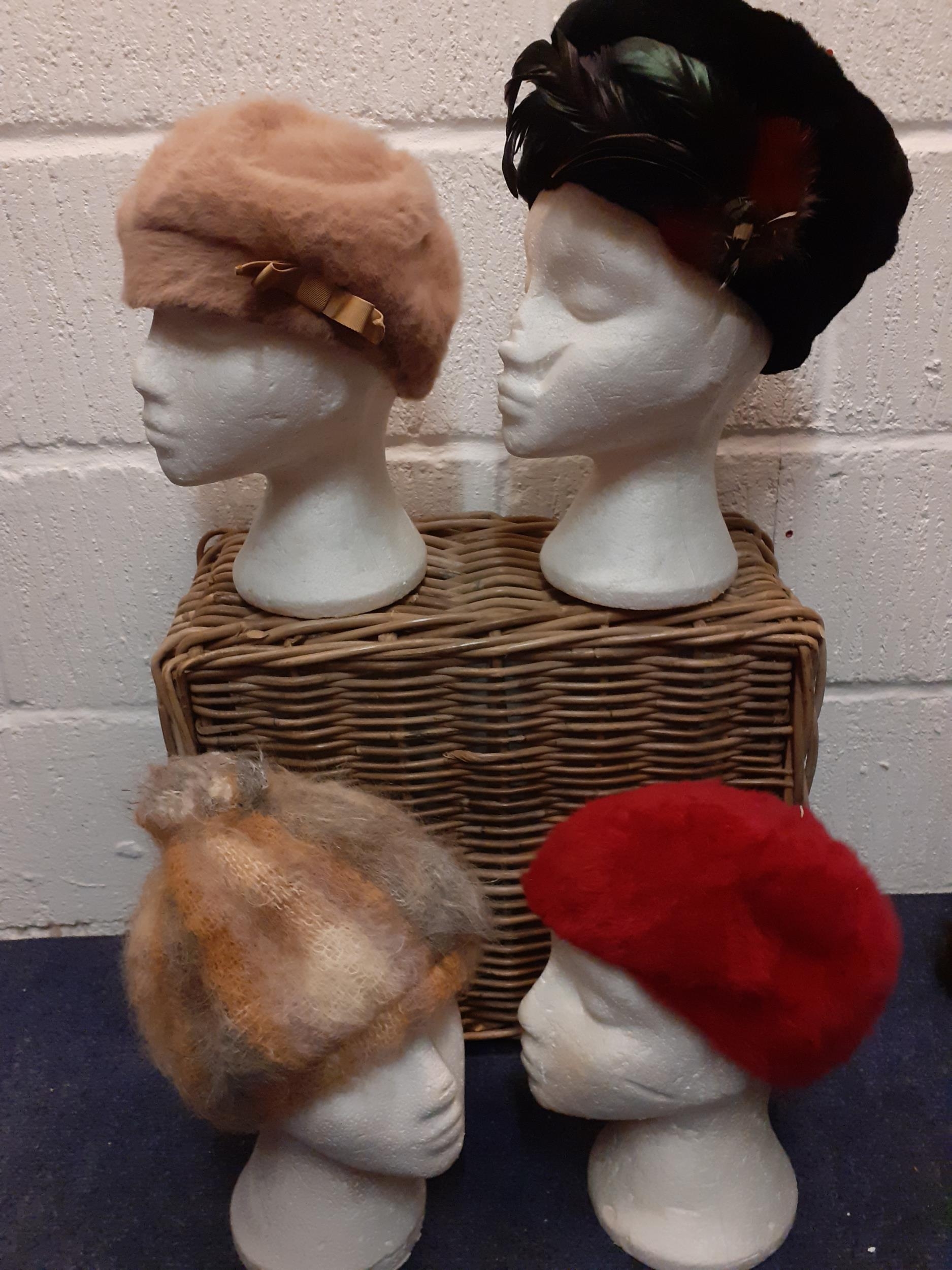 A quantity of 12 vintage faux fur hats, mainly 1950's and 1960's to include Jacoll, Aage Thaarup and - Image 6 of 6