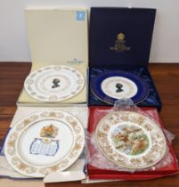 Collectors plates to include Coalport Silver Jubilee limited edition 1/500, 28cm dia, Aynsley,