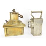 A late 20th century explosion proof safety hand lamp, produced by William McGeoch Ltd, Birmingham,
