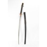 A Japanese Edo period Katana sword by Kawabe Suishinshi Masahide, circa 1750-1825, blade forged