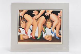 Beryl Cook (1926-2008) 'Dancing On The Bar' signed limited edition print, numbered 138/850, 51cm x