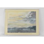 David Smith - A watercolour depicting a Norfolk sea landscape scene, signed and dated 1979, 65.5cm x