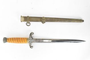 A WWII Second World War Third Reich Nazi German Army Officers parade dagger. The dagger having a