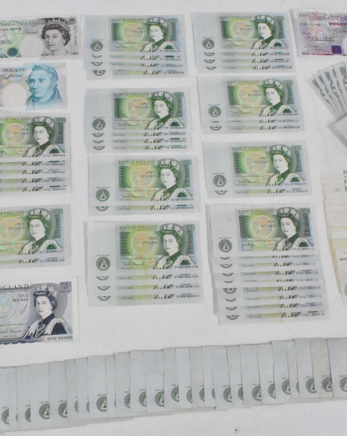 Banknotes - A large collection of mostly Elizabeth II banknotes to include batches running sequence, - Image 4 of 22