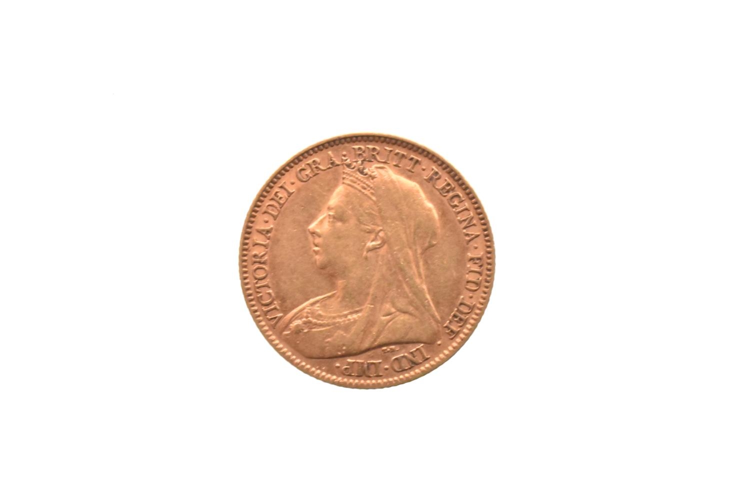 United Kingdom - Victoria (1837-1901), Gold Half Sovereign, dated 1901, London mint, - Image 2 of 2