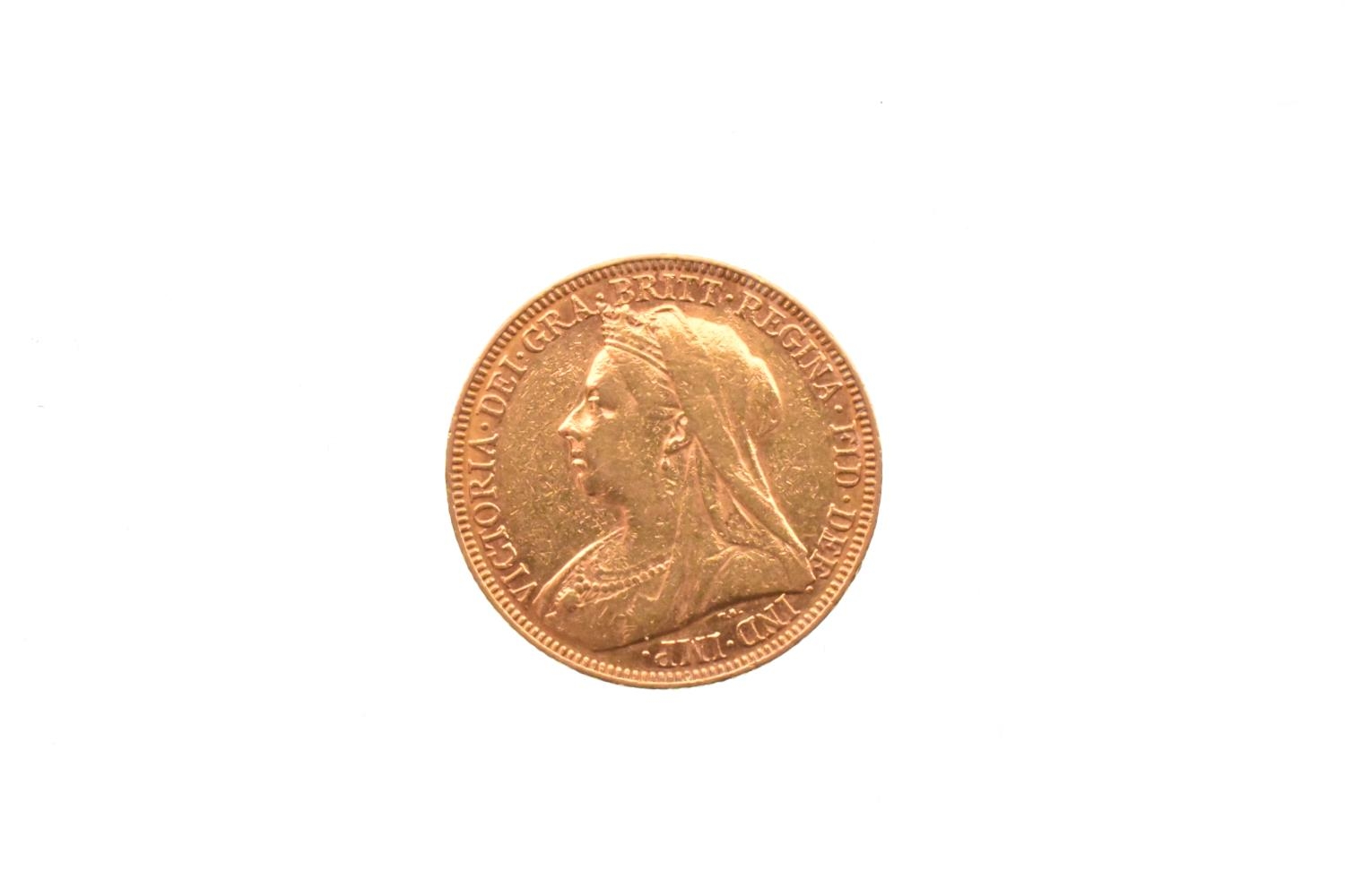 United Kingdom - Victoria (1837-1901), Gold Sovereign, dated 1896, Melbourne mint, - Image 2 of 2