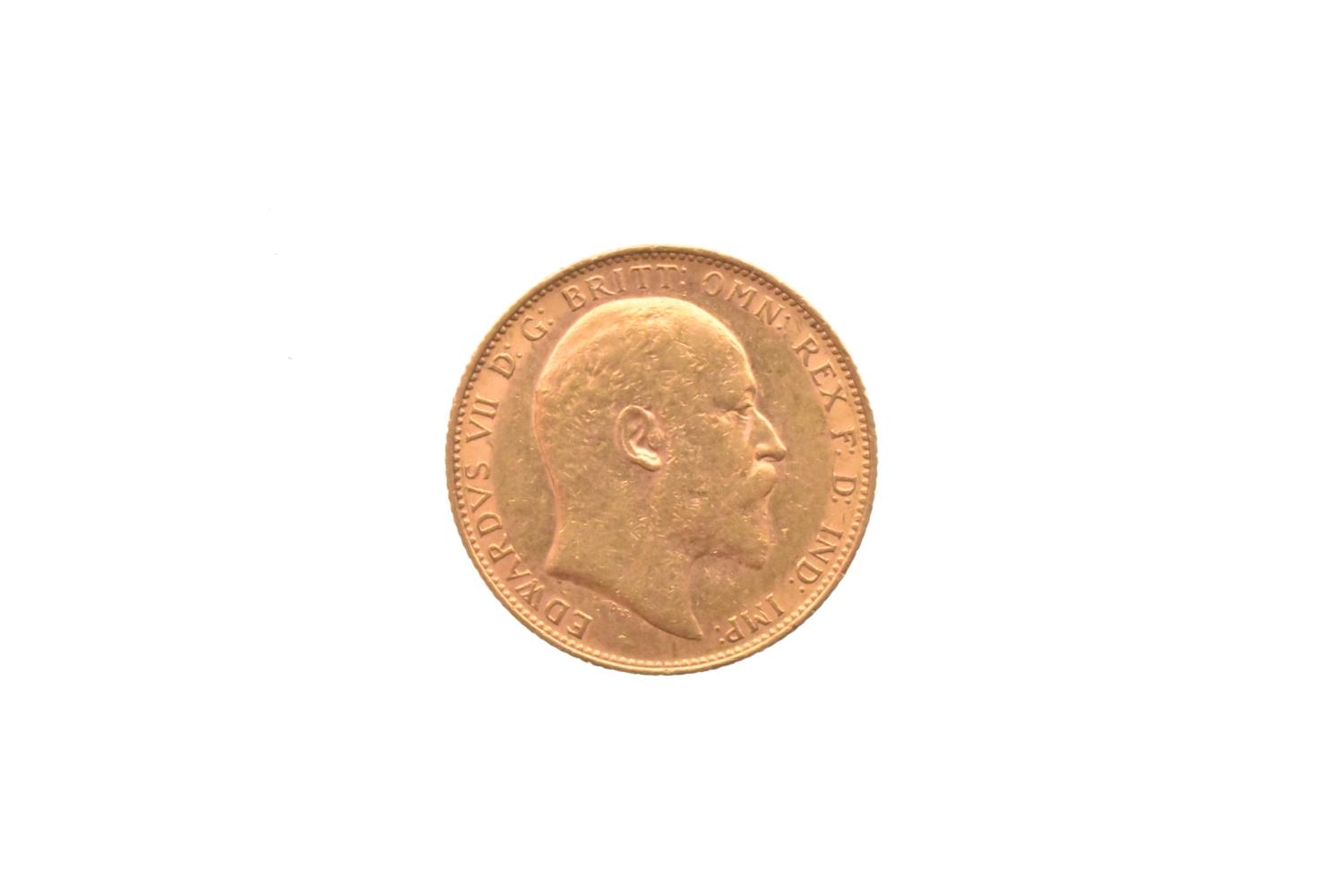 United Kingdom - Edward VII (1901-1910), Sovereign, dated 1904, London mint, - Image 2 of 2