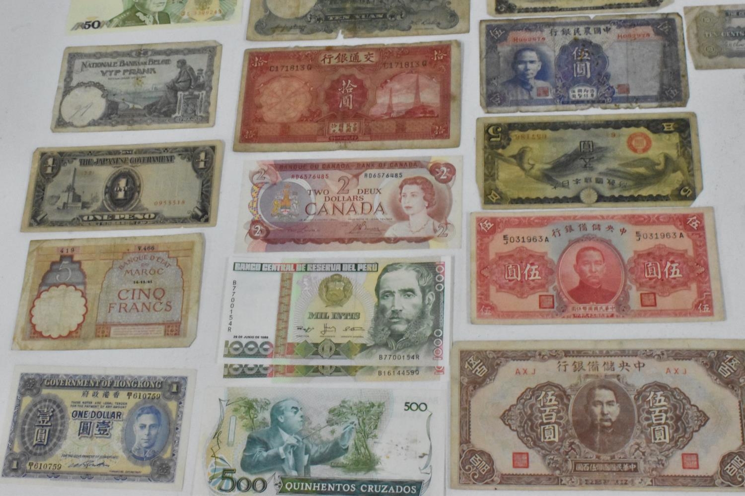 Banknotes - A collection of 19th Century and later banknotes from around the world to include, - Image 9 of 19