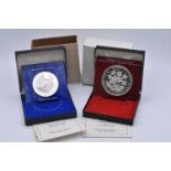 Silver Proof - 1974 Barbados 10 Dollars, together with 1975 10 Dollar 'Independence Day Coin',