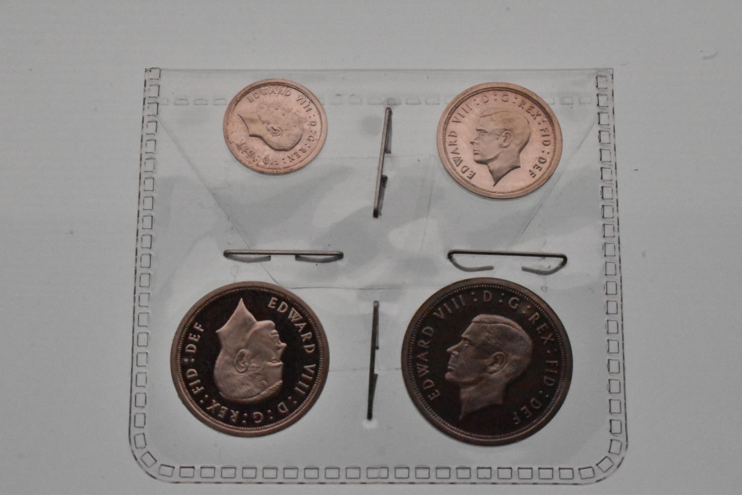 Re-Strike/Fantasy Coinage - dated 1936 Edward VIII Silver Maundy Pattern Proof Set, comprising of