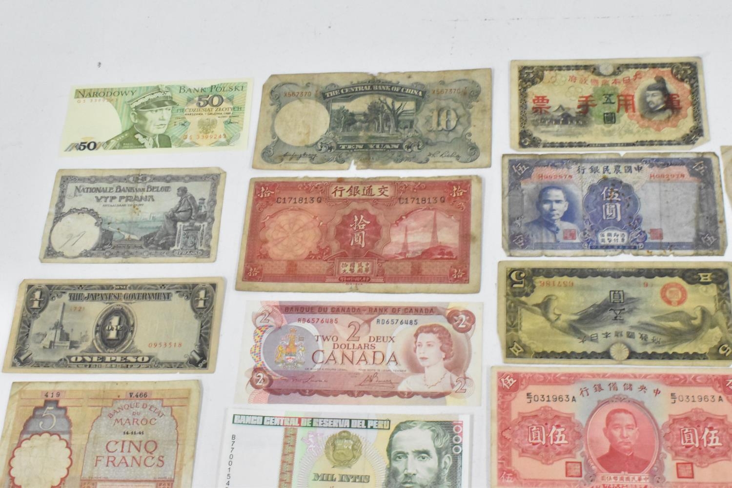 Banknotes - A collection of 19th Century and later banknotes from around the world to include, - Image 8 of 19