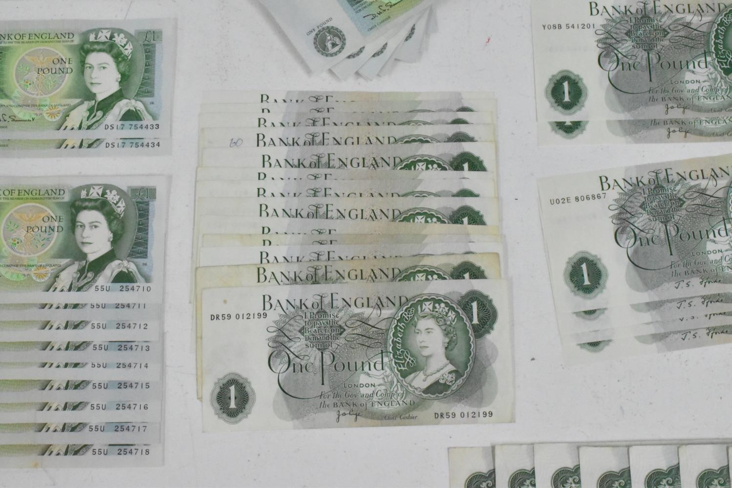 Banknotes - A large collection of mostly Elizabeth II banknotes to include batches running sequence, - Image 10 of 22