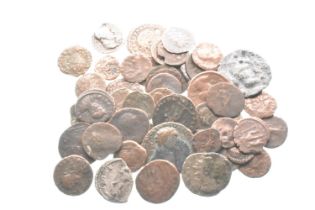 Roman Empire - A collection of mixed denominations and metals to include Vespasian Denarius,