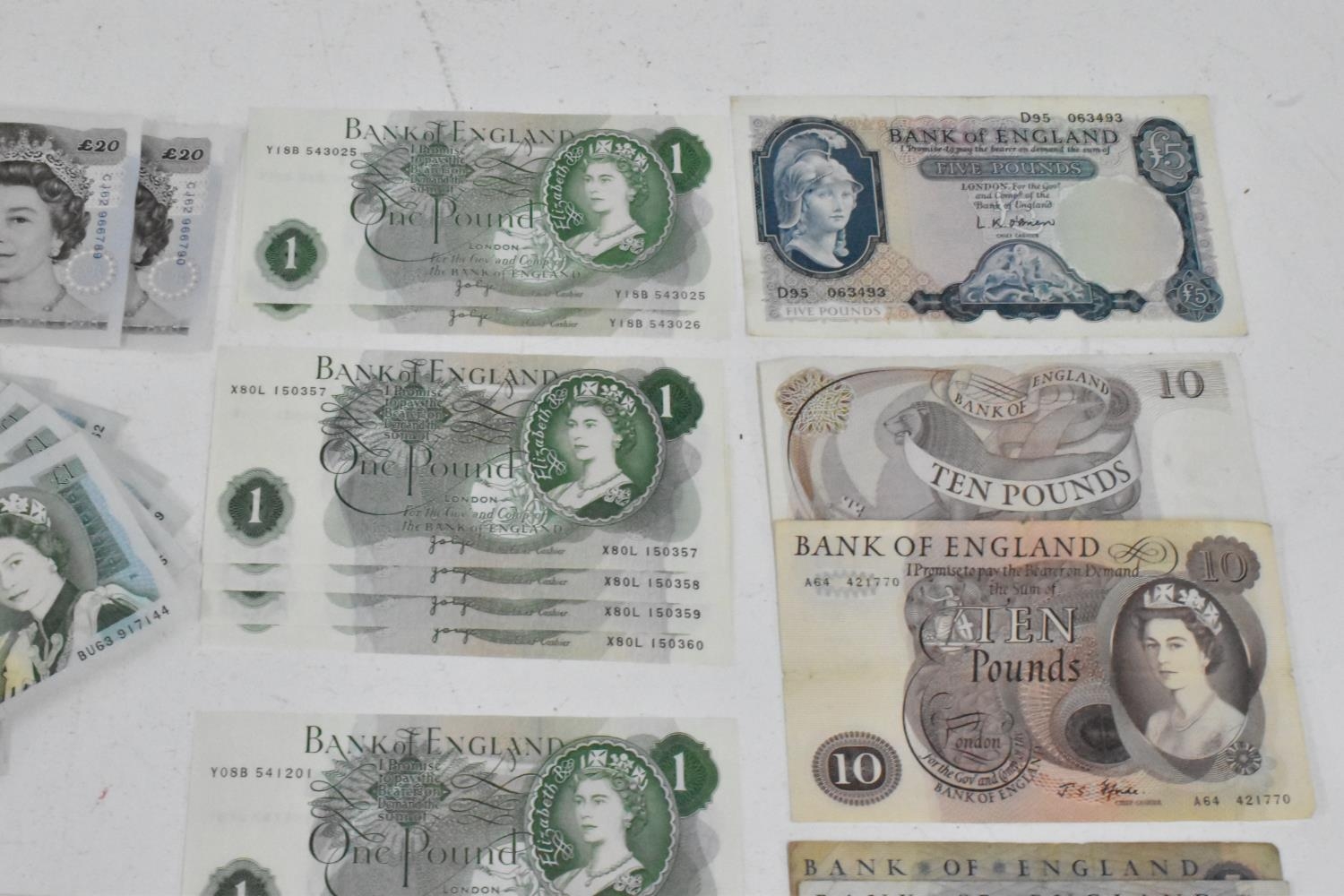 Banknotes - A large collection of mostly Elizabeth II banknotes to include batches running sequence, - Image 7 of 22