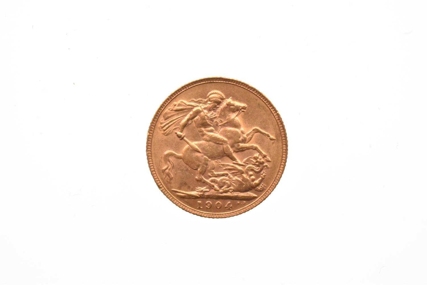 United Kingdom - Edward VII (1901-1910), Sovereign, dated 1904, London mint,