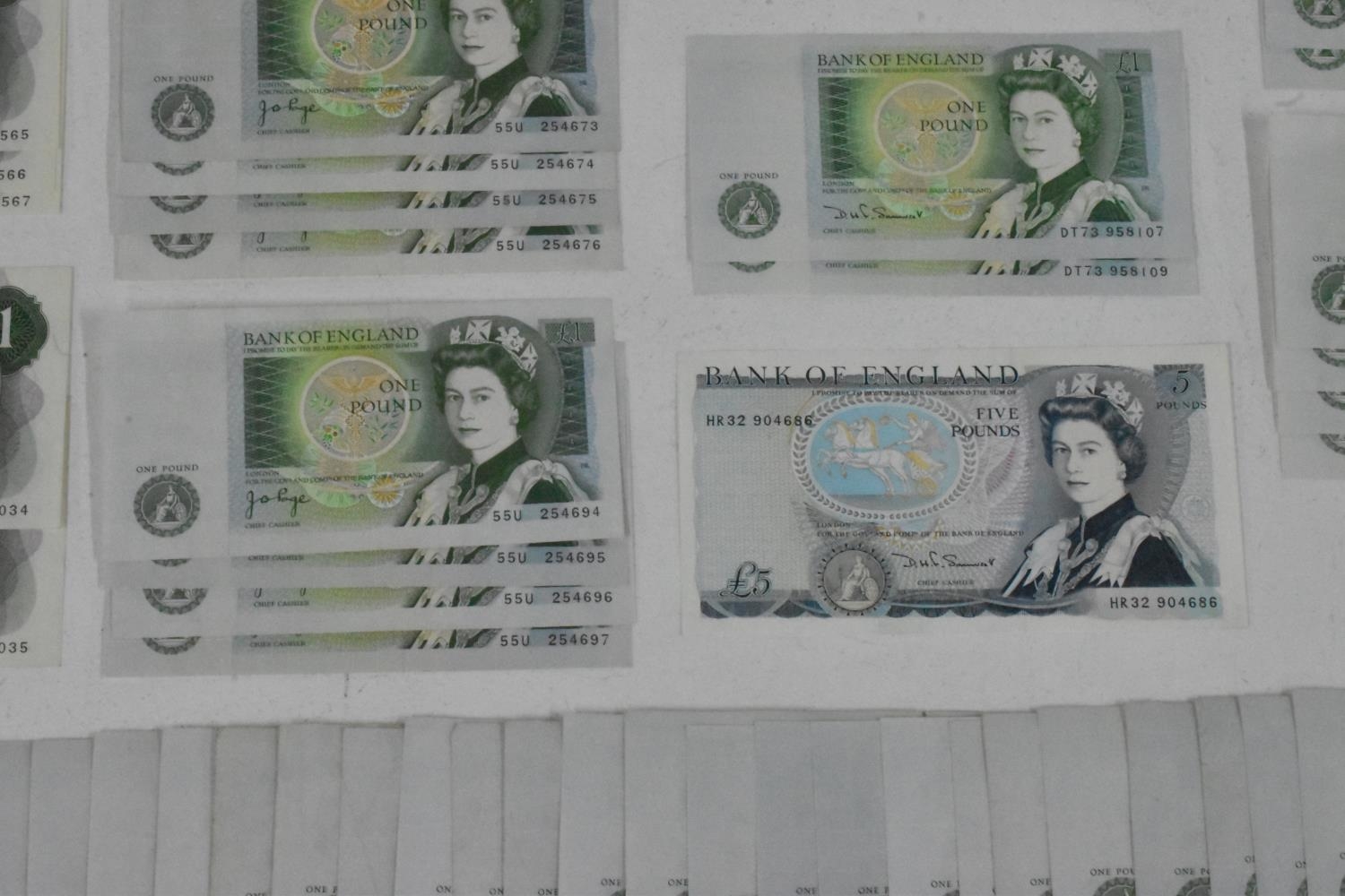 Banknotes - A large collection of mostly Elizabeth II banknotes to include batches running sequence, - Image 17 of 22