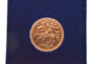 Isle of Man - Elizabeth II (1952-2022), Pobjoy Mint 'Prince William' 22ct Gold Sovereign, Limited