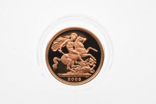 United Kingdom - Elizabeth II (1952-2022), Proof Gold Sovereign, dated 2003, together with box and