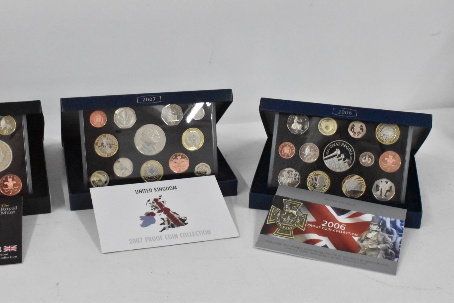 United Kingdom - Elizabeth II (1952-2022), UK Proof Coin Sets of 2006, 2007, 2008, and 2010, - Image 3 of 3