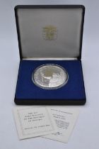 Republic of Panama - Silver 20 Balboas, 1977, in presentation case with certificates,