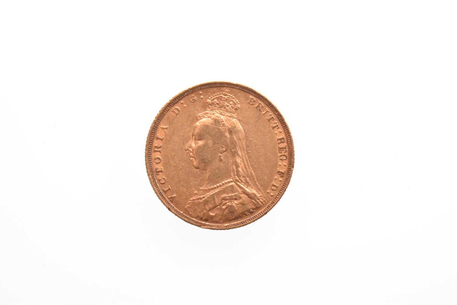 United Kingdom - Victoria (1837-1901), Gold Sovereign, 'Jubilee Bust', dated 1892, London mint, - Image 2 of 2