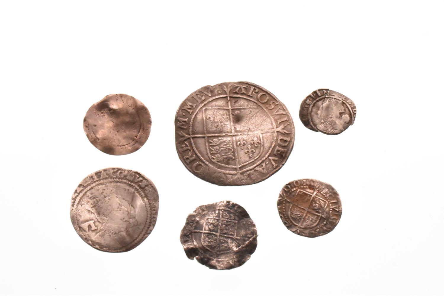 English Hammered Coinage - in various conditions, to include Elizabeth I (1558-1603), Shilling