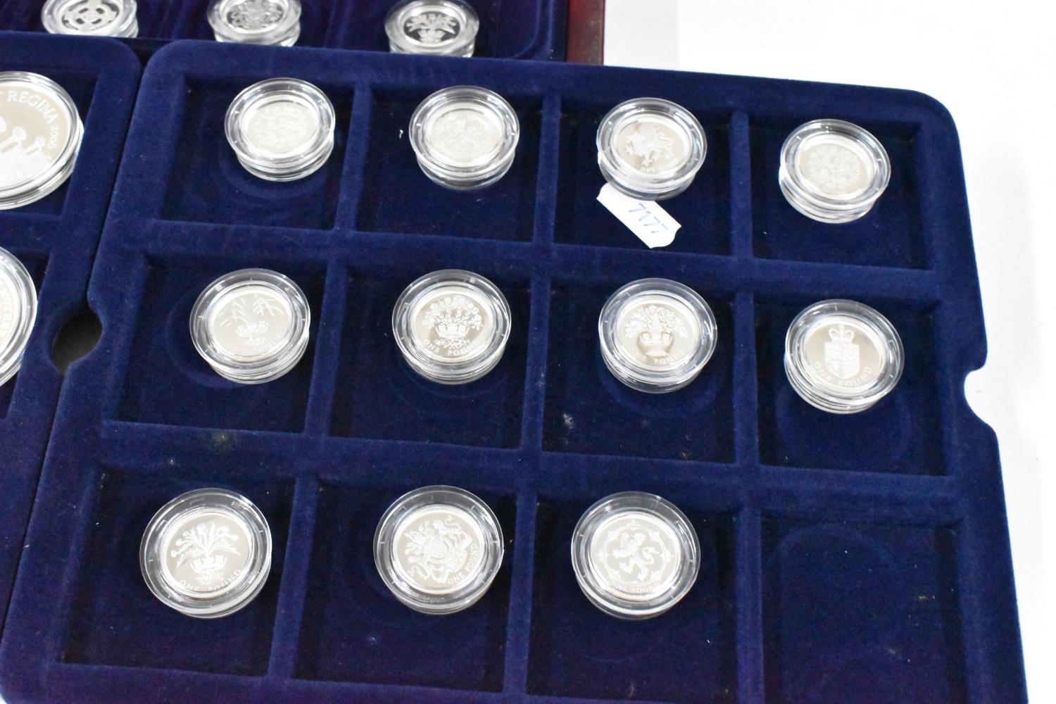 London Mint Office - 'The Silver Commemorative Collection', comprising of 34 silver coins to - Image 3 of 4