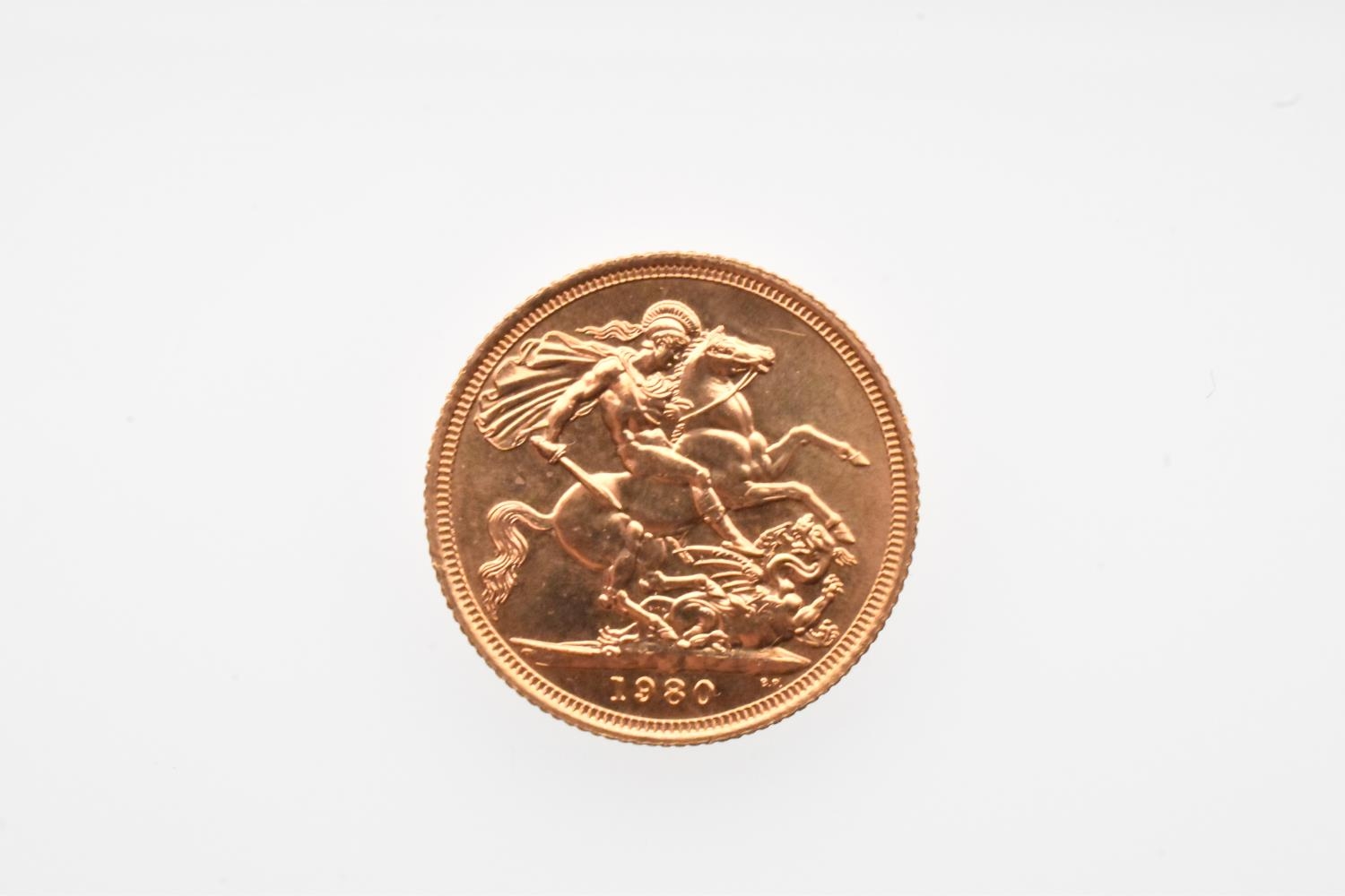 United Kingdom - Elizabeth II (1952-2022), Gold Sovereign, dated 1980,