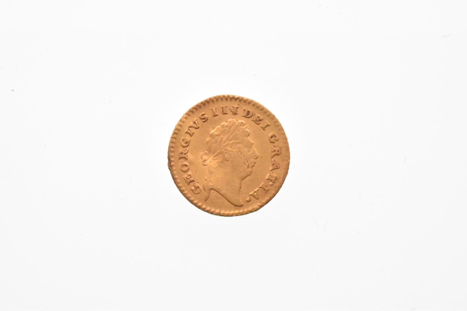 United kingdom - George III (1760 -1820) , Gold 1/3 / Third Guinea, dated 1797, Laureate portrait - Image 2 of 2