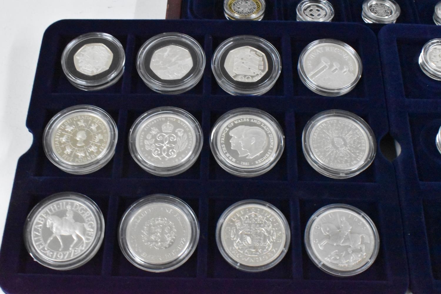 London Mint Office - 'The Silver Commemorative Collection', comprising of 34 silver coins to - Image 2 of 4