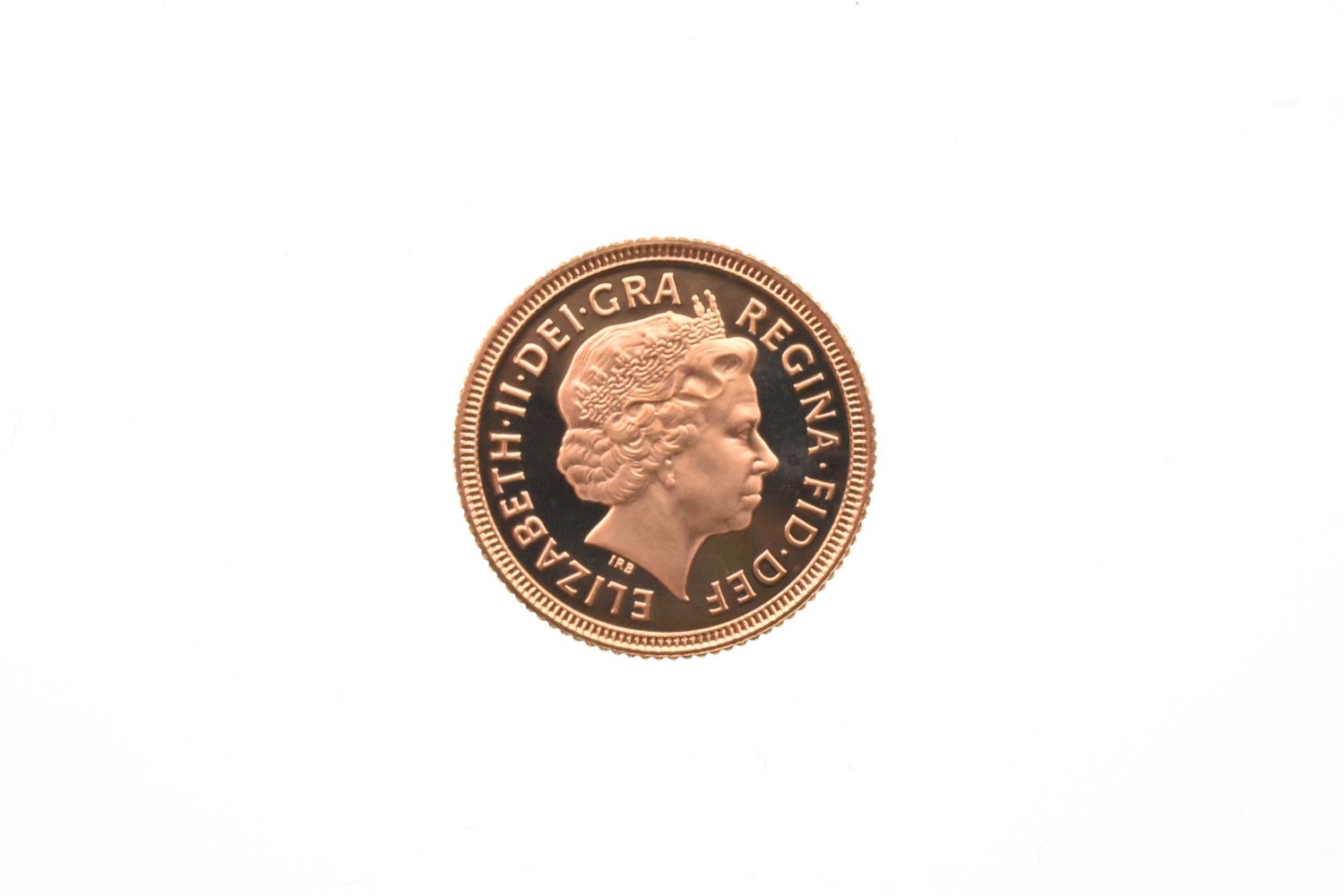 United Kingdom - Elizabeth II (1952-2022), Gold Half Sovereign, dated 2002, Jubilee Year, - Image 2 of 2