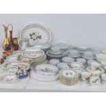 A mixed lot to include a Noritake part tea service, a Royal Worcester part dinner service and