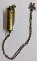 WW1- trench lighter in brass case Location:
