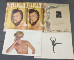 Four Pirelli calendars 1980's and a Unipart calendar Location: If there is no condition report