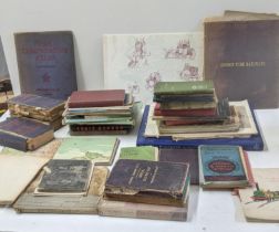 A collection of vintage books and maps relating to railways and others to include 6, 9, 10 edition