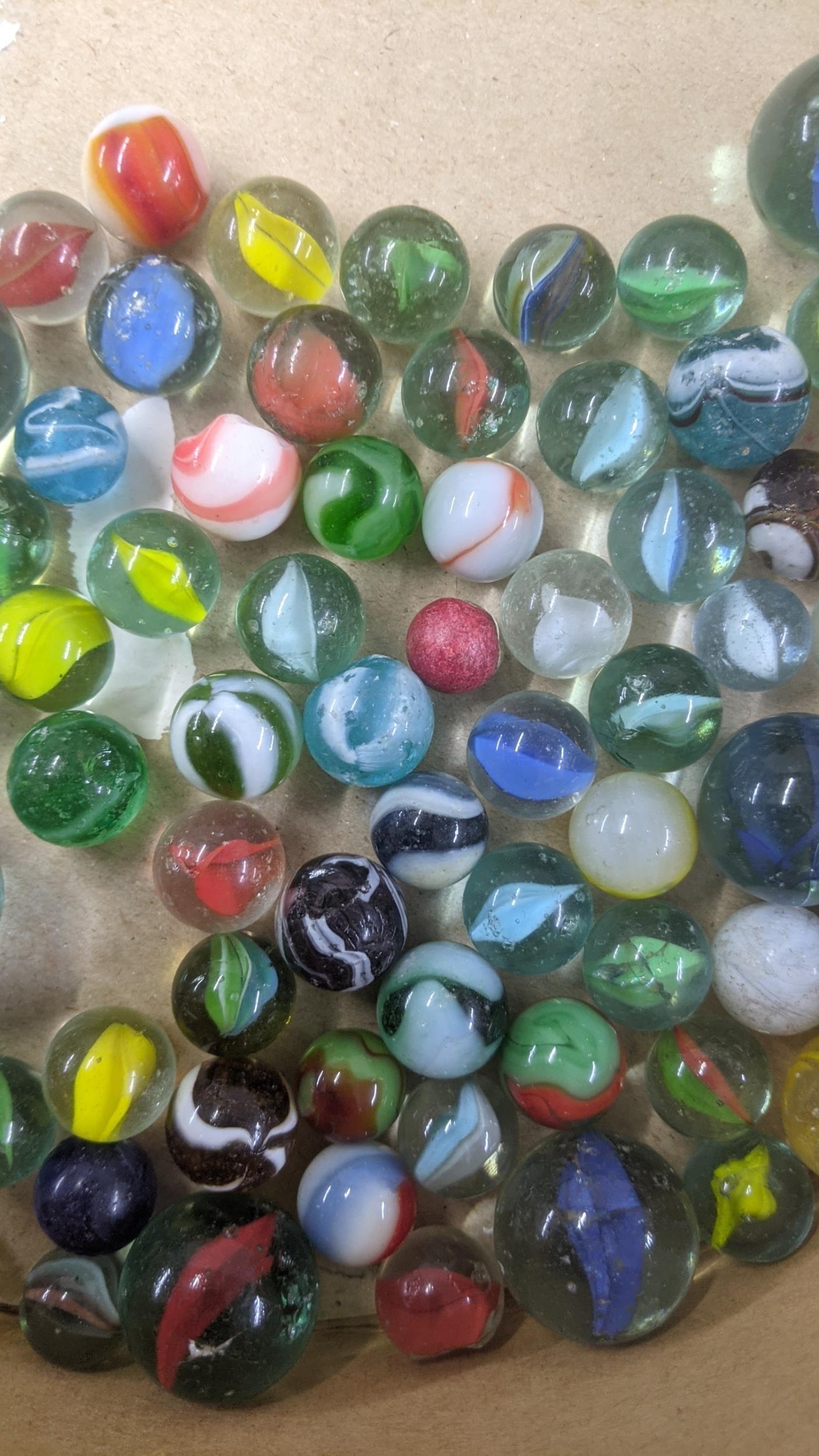 A variety of Victorian and later marbles, housed in three glass jars Location: If there is no - Image 5 of 8