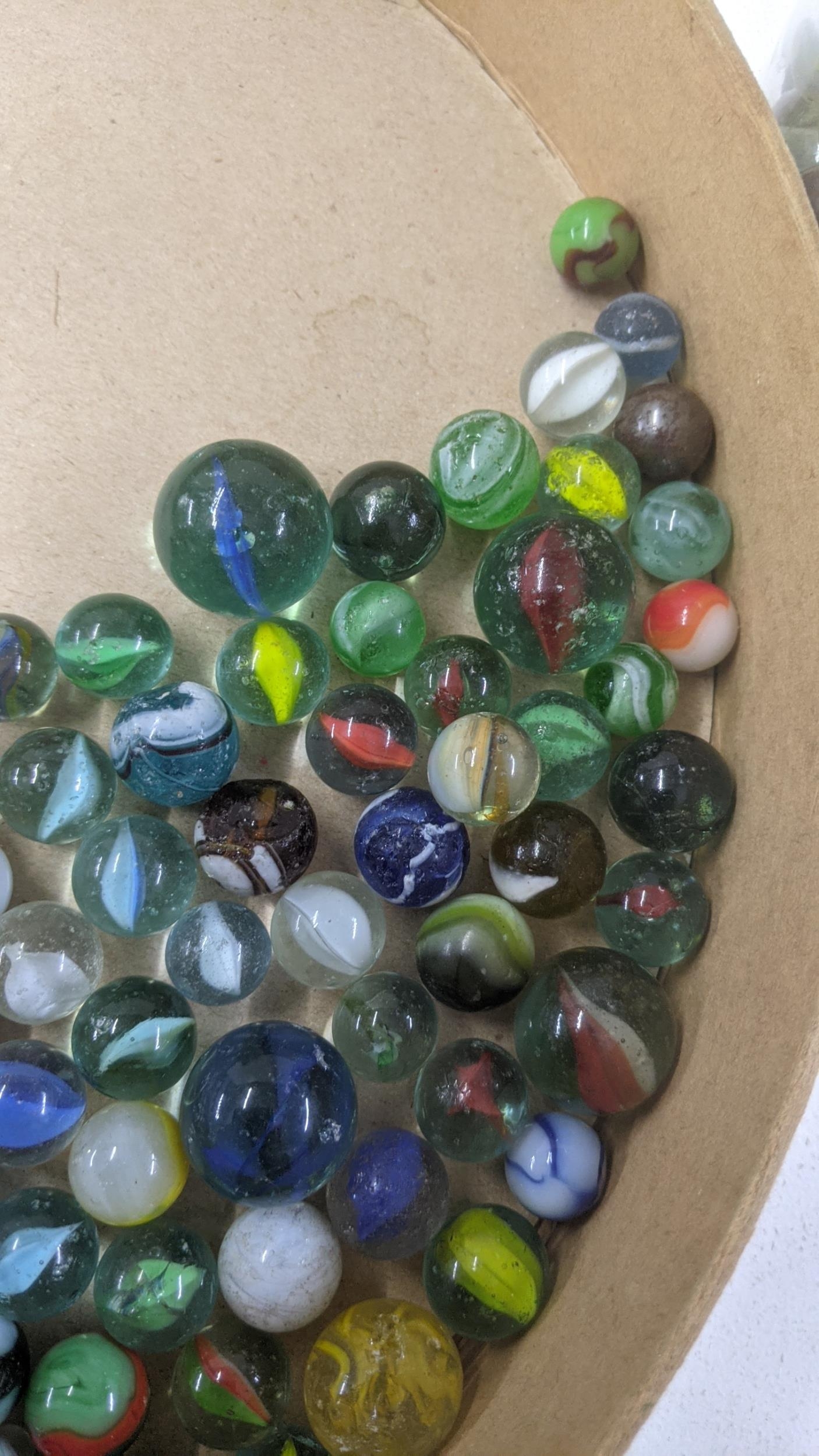 A variety of Victorian and later marbles, housed in three glass jars Location: If there is no - Image 6 of 8