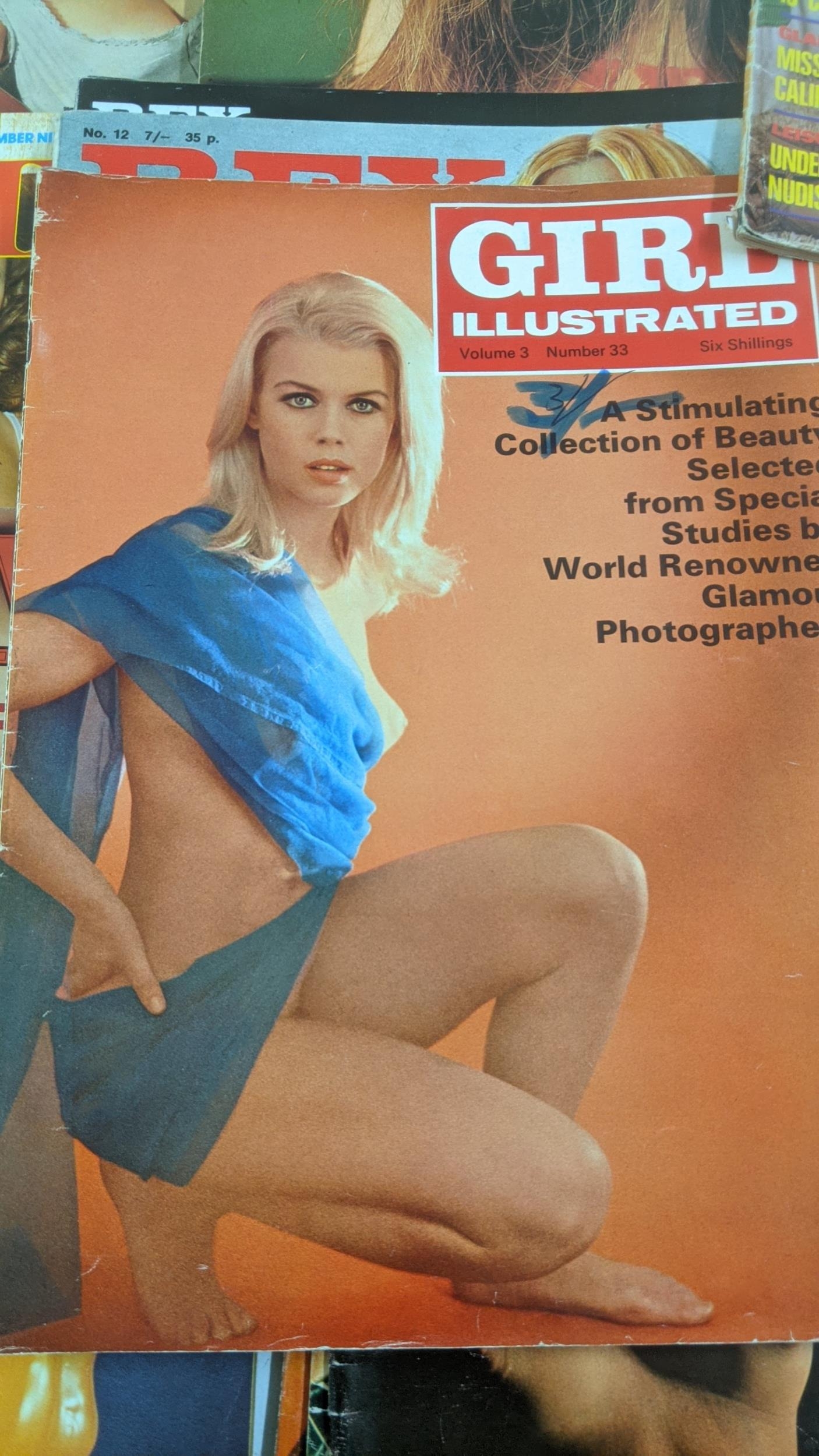 20 erotic magazines to include Playbirds, Rex, knave and others together with mixed calendars to - Image 2 of 10