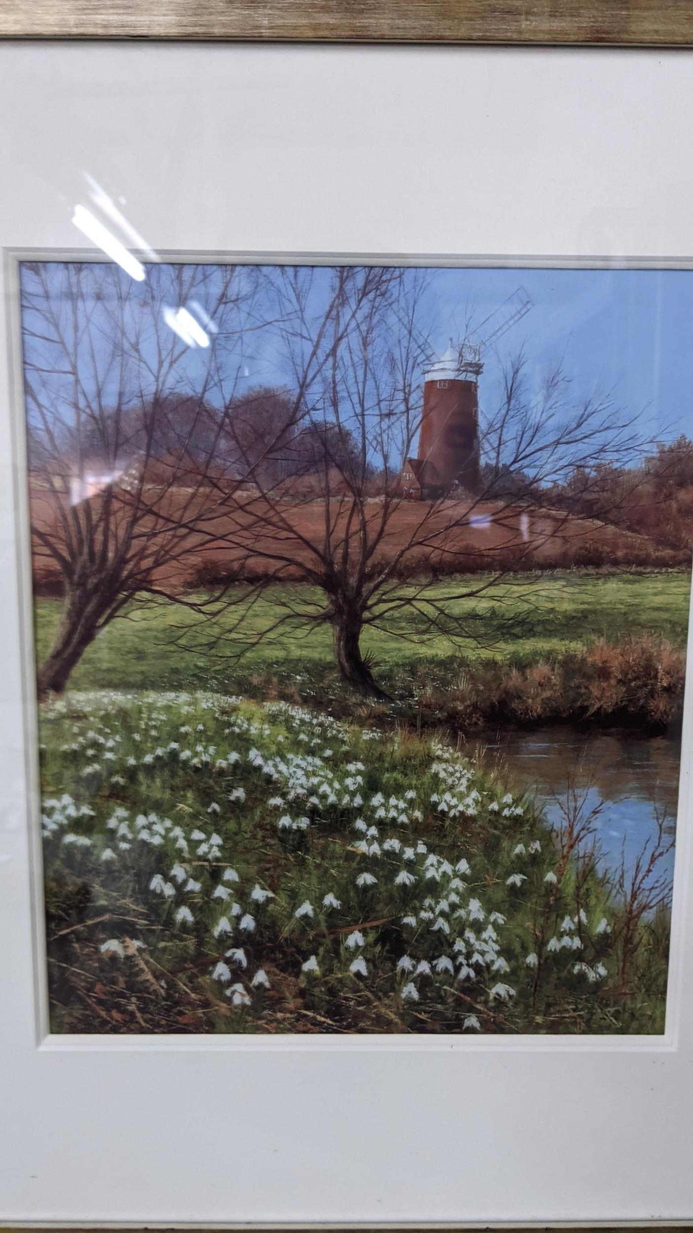 A limited edition Bill Makinson print entitled Windmills of my mind Springtime', with certificate of - Image 2 of 3
