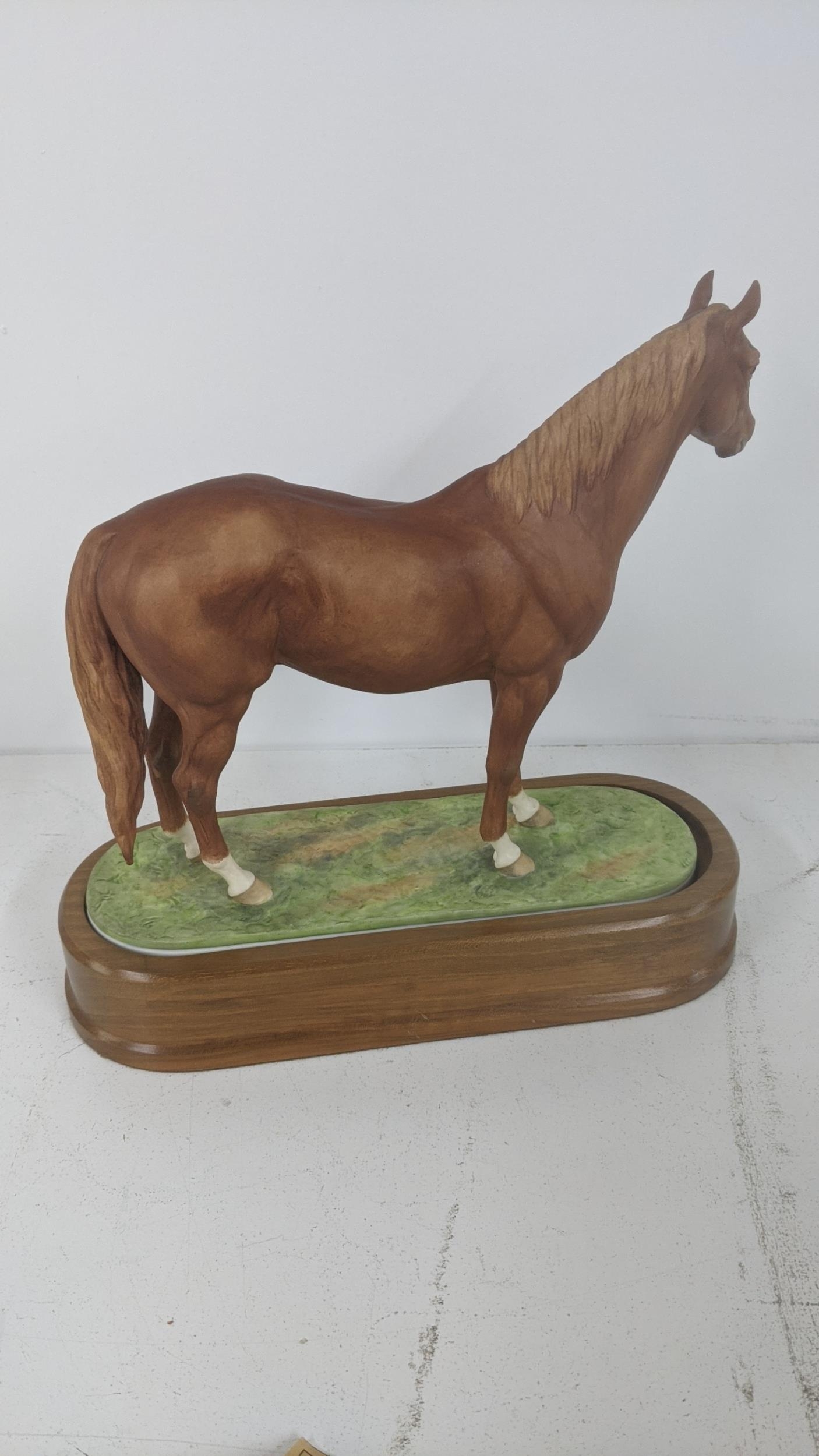 A Royal Worcester race horse No. 298/500 Hyperion with certificate Location: If there is no - Image 5 of 5