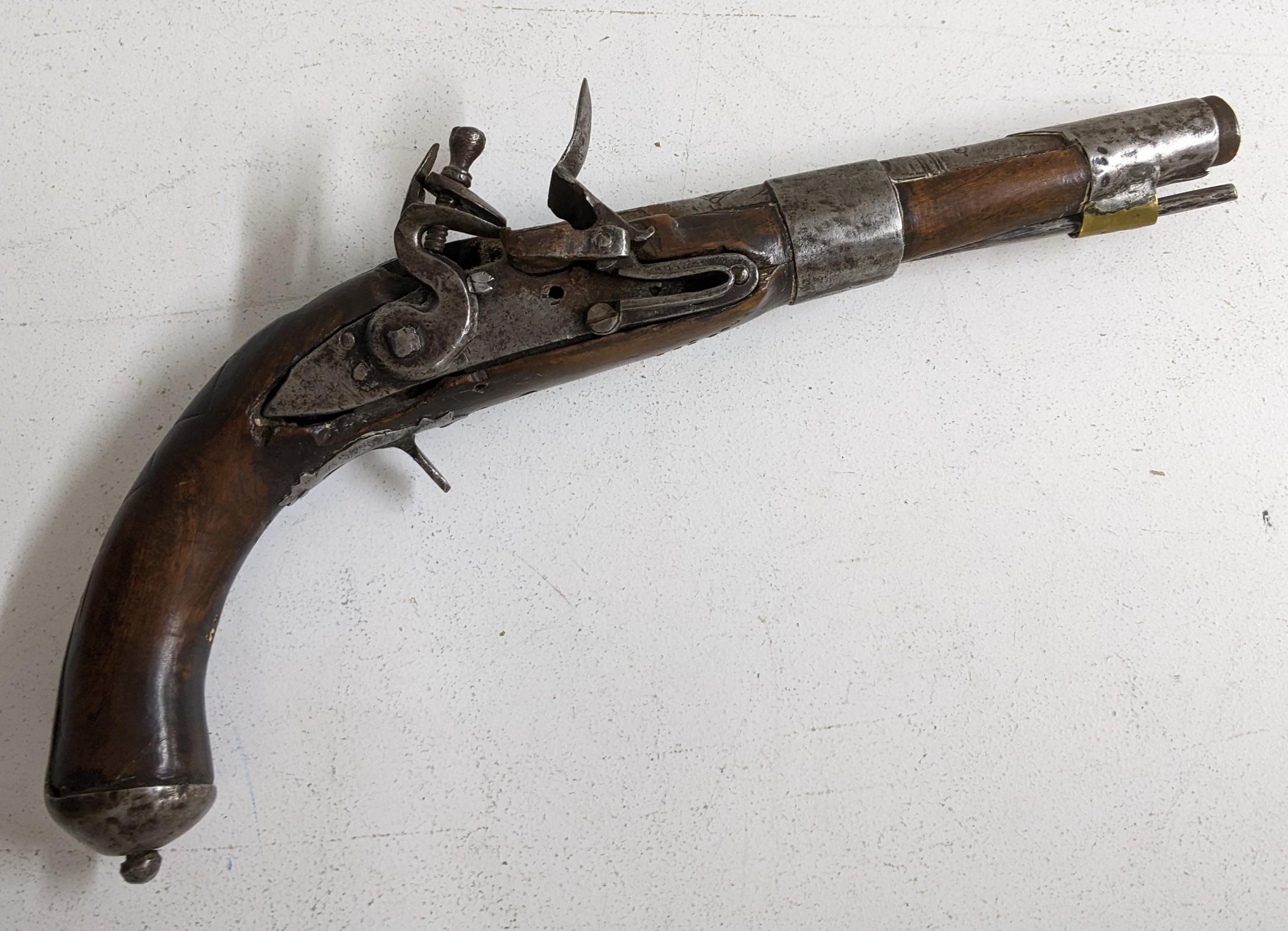 An 18th century Flintlock pistol Location: If there is no condition report shown please request