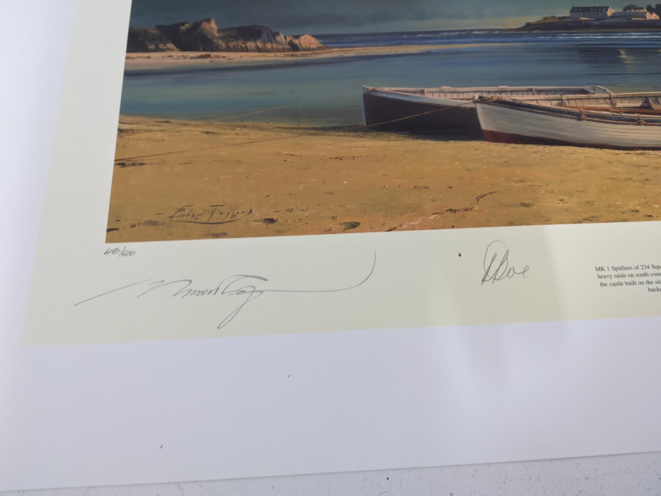 Robert Taylor 'Milne Bay - The Turning Point' limited edition print with three signatures and - Image 2 of 8