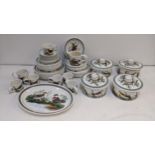 A Portmerion Birds of Britain pattern dinner and tea service Location: If there is no condition