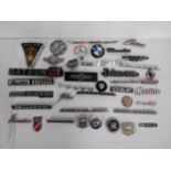 Miscellaneous car make and model badges to include Volvo, Rover, Alfa Romeo, DAF, Austin 1300