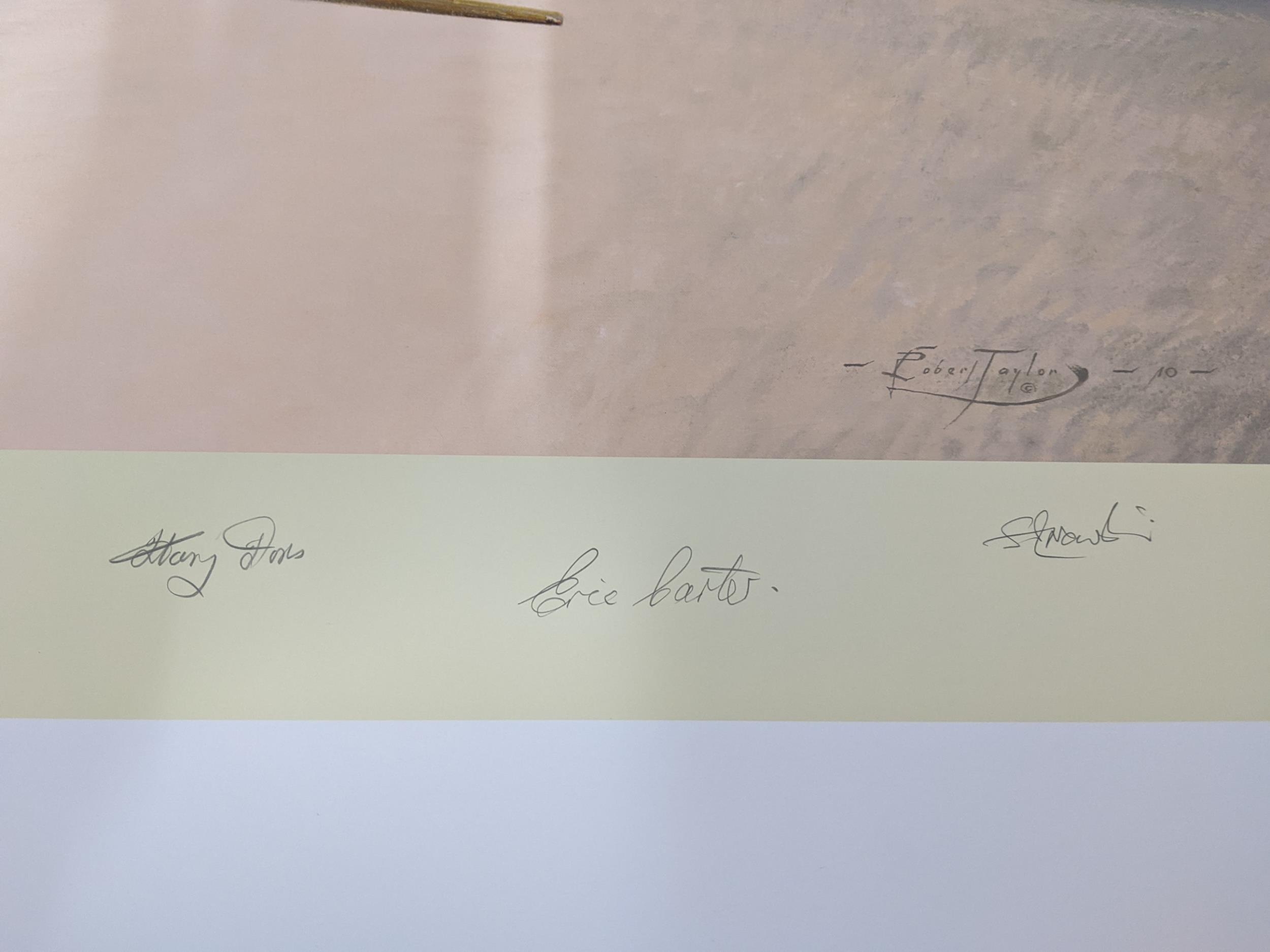 Robert Taylor 'The Hard Way' with five signatures along with a certificate of authenticity measuring - Image 3 of 8