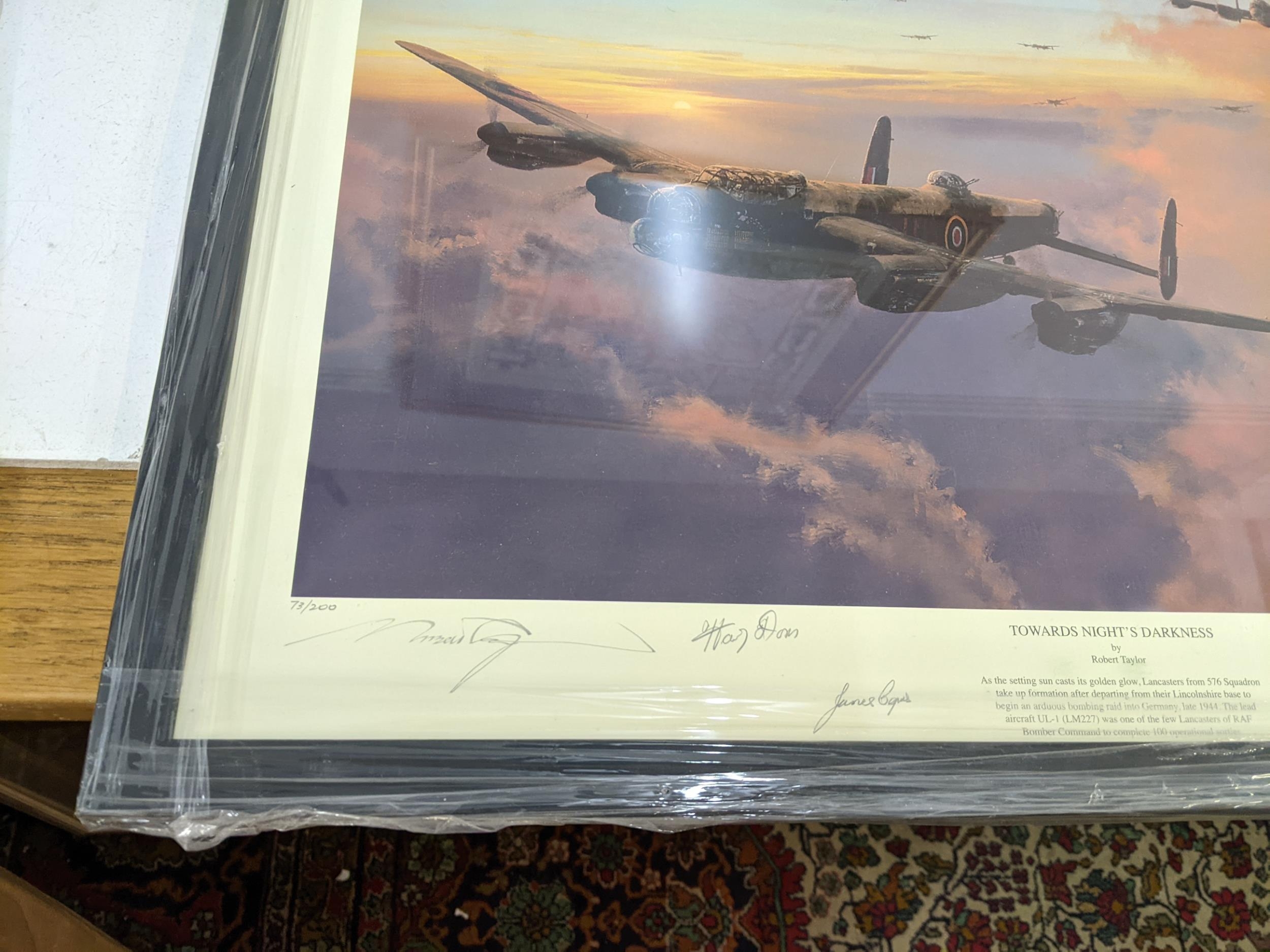 Four framed, signed limited edition Robert and Richard Taylor prints to include 'Sagan - The Great - Image 5 of 12