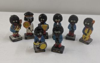 Eight Robertsons golly figures to include Lolly pop example Location: If there is no condition