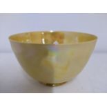 A Ruskin mottled yellow ground lustre finished bowl, Location: